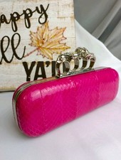 ALEXANDER MCQUEEN Pink Python