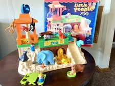 Vintage Fisher Price Little People Zoo #916 complete  w/ Box 1985 ? Nice!