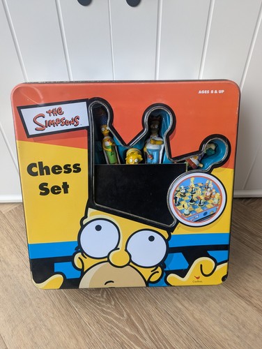 The simpsons chess set in - set,