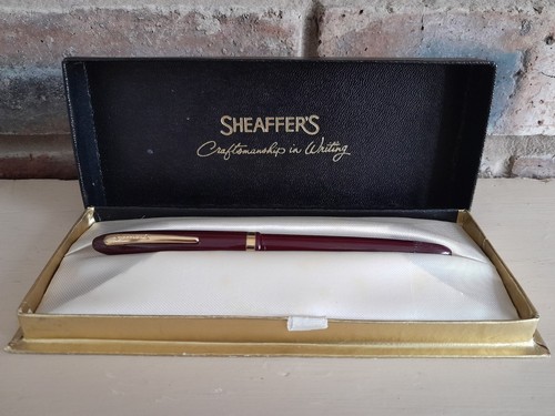 Vintage sheaffer burgundy - sheaffer,
