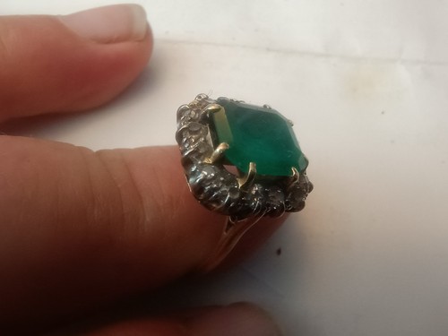 Large 26ct emerald and - large, 2.26ct