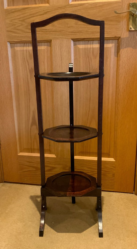 Antique mahogany tier - antique,