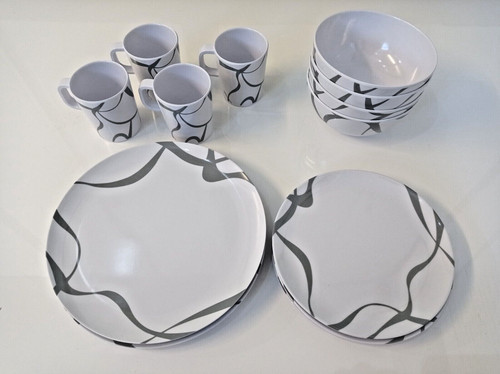 Melamine dinner set interlock - dinner,