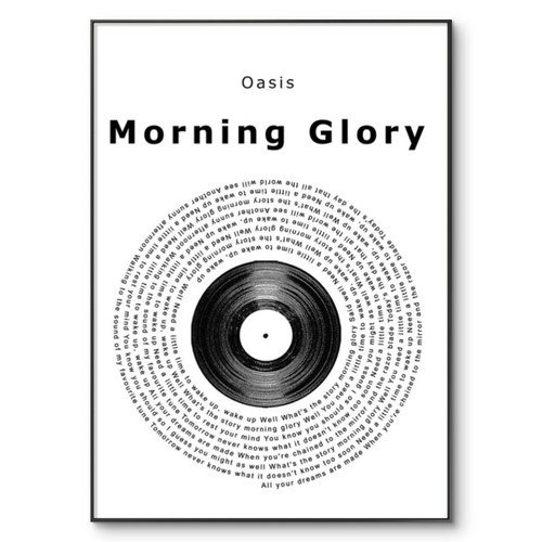 Oasis poster morning glory - oasis, poster,