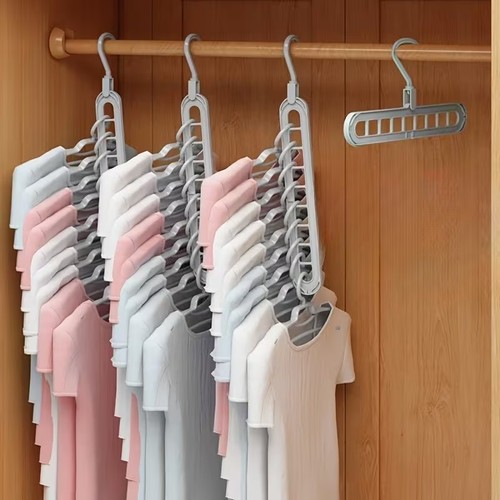 Clothes hanger holes - 9, multi