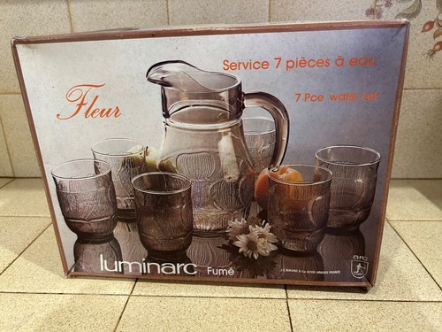 Vintage luminarc water glass - vintage,