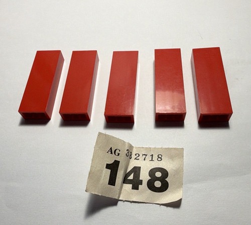 Lego red brick wall - , x5