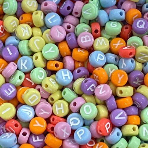 100 pcs 7mm mixed colour - pcs,