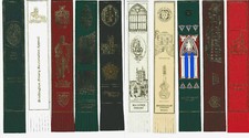 Leather Bookmark Lancaster Mount Grace Wenlock Nostell Michelham Malvern Priory
