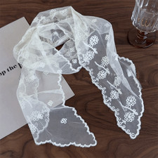 Long Scarf Lace Embroidery