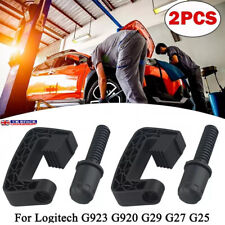 2PCS Black Steering Wheel System fixing Clamp For Logitech G923 G920 G29 G27 G25