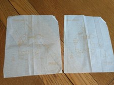 10" x 10" Vintage BRIGS Embroidery Transfers: Dutch girl with Duck (x2 yellow)