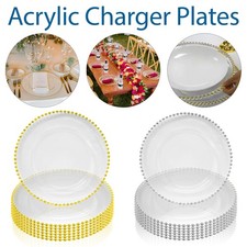 Clear Acrylic Charger Plate