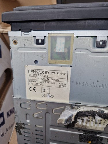 Kenwood kvt920 dvd hideaway - dvd, tv