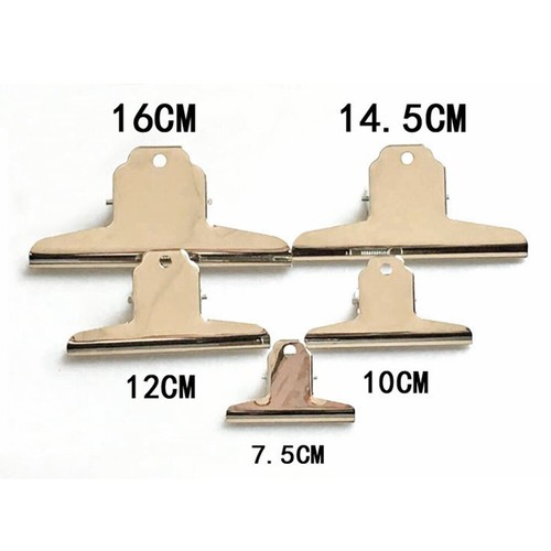 2pcs bulldog clips - clips, stainless
