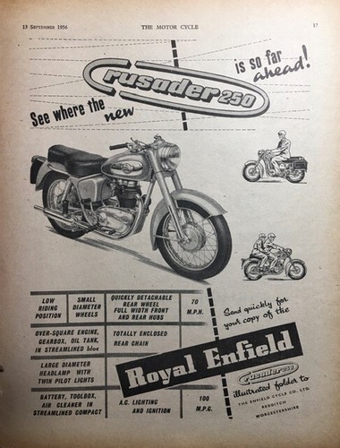 Royal enfield 250cc crusader - enfield,
