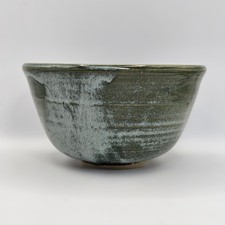 Green Stoneware Bowl Studio