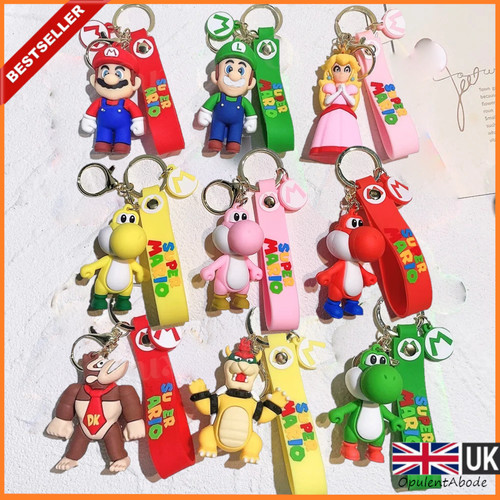 Super mario bros keyrings bag - super,