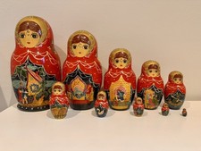 10 Vintage Matryoshka Russian