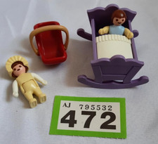 Playmobil babies, nursery furniture  ( combined postage available) 472