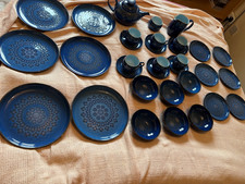 Denby Midnight Blue Crockery Set