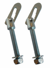 M12 ANTILUCE TRAILER/COMMERCIAL BODY FITTINGS 75MM X 12MM PLATED X 2 C/W NUTS