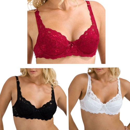 Back fastening bra cotton - fastening, rich