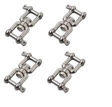 4 X 16mm Boat Anchor Chain Swivel Stainless Steel 316 JAW and JAW Gym Marine