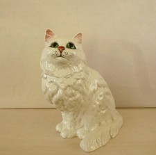 Beswick Cat 1867 White 21cm