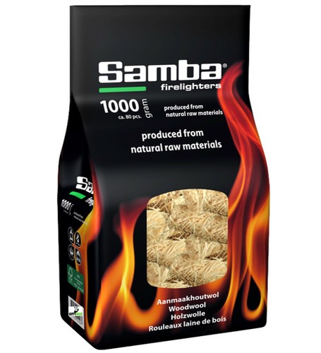 Wood wool wax firelighters - wool,