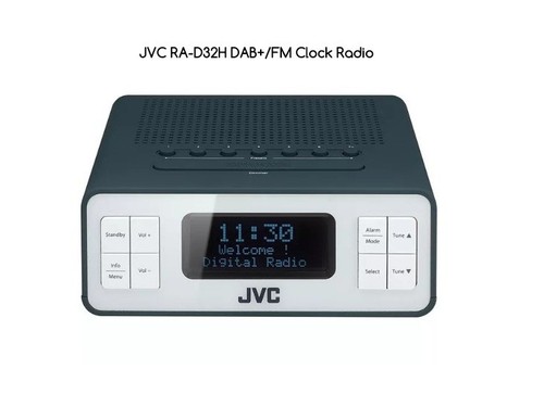 Jvc d32h dab fm - ra-d32h, clock