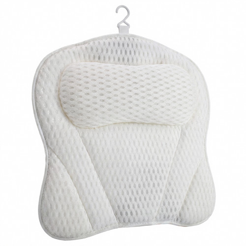 Ergonomic bathtub pillow with - bathtub,