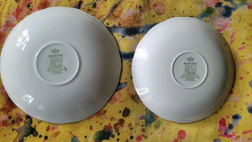 Grindley petal ware saucers - grindley,