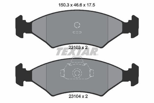 Fits textar 2310301 brake - fits,