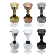 Toilet Flush Push Button UNIVERSAL Brass Copper Nickel Silver White Black Kit