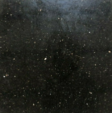 Tile Black Galaxy Granite Remodel Stone Kitchen About 3x3 Sample PIECE T-95