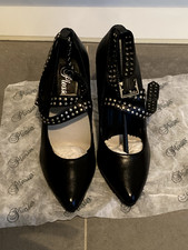 Studded Stiletto Strap High