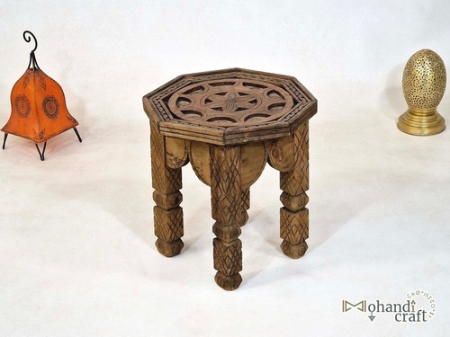 Round coffee table moroccan - coffee,