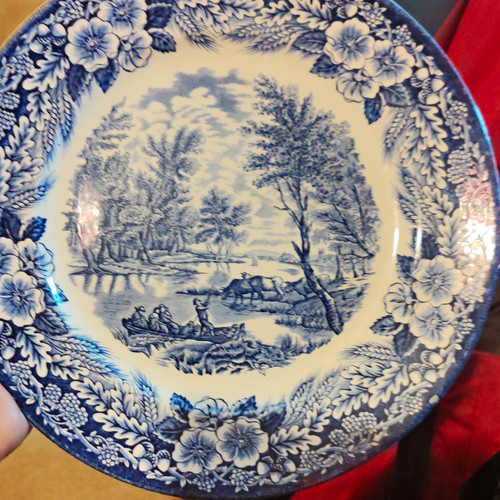 Broadhurst ironstone plate - broadhurst,
