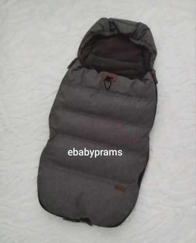 Silver cross wave - footmuff, /