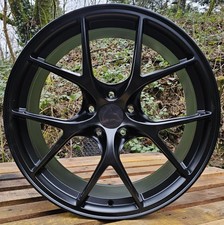 18" BBS C1 Style Alloy Wheels Matt Black 5x112 VW AUDI SEAT GOLF A3 LEON