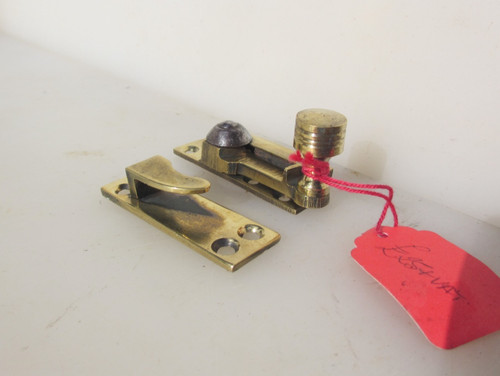 Antique brass sash window - antique,