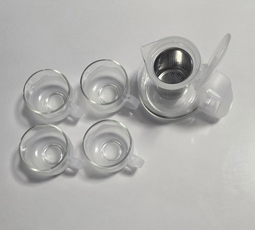 Glass tea pot - set, brand