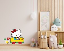 Hello Kitty Train Wall Sticker