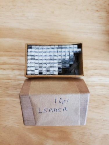 Adana letterpress box 10 - of,