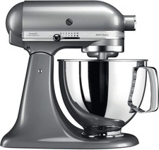 KitchenAid Artisan Stand Mixer (Contour Silver, Stainless Steel, 50/60Hz) 5KSM12