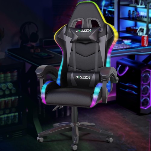 Gaming chair with rgb led - gaming,