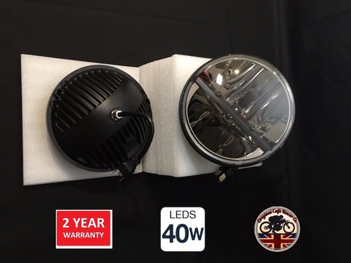 Led 40w headlights - led, pair