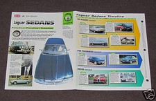 JAGUAR CARS HISTORY 1945-1998 BOOKLET MK 2 XK XJ 420 S-TYPE MK lX XJC XJR+