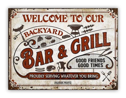 Welcome our bar grill - welcome, "